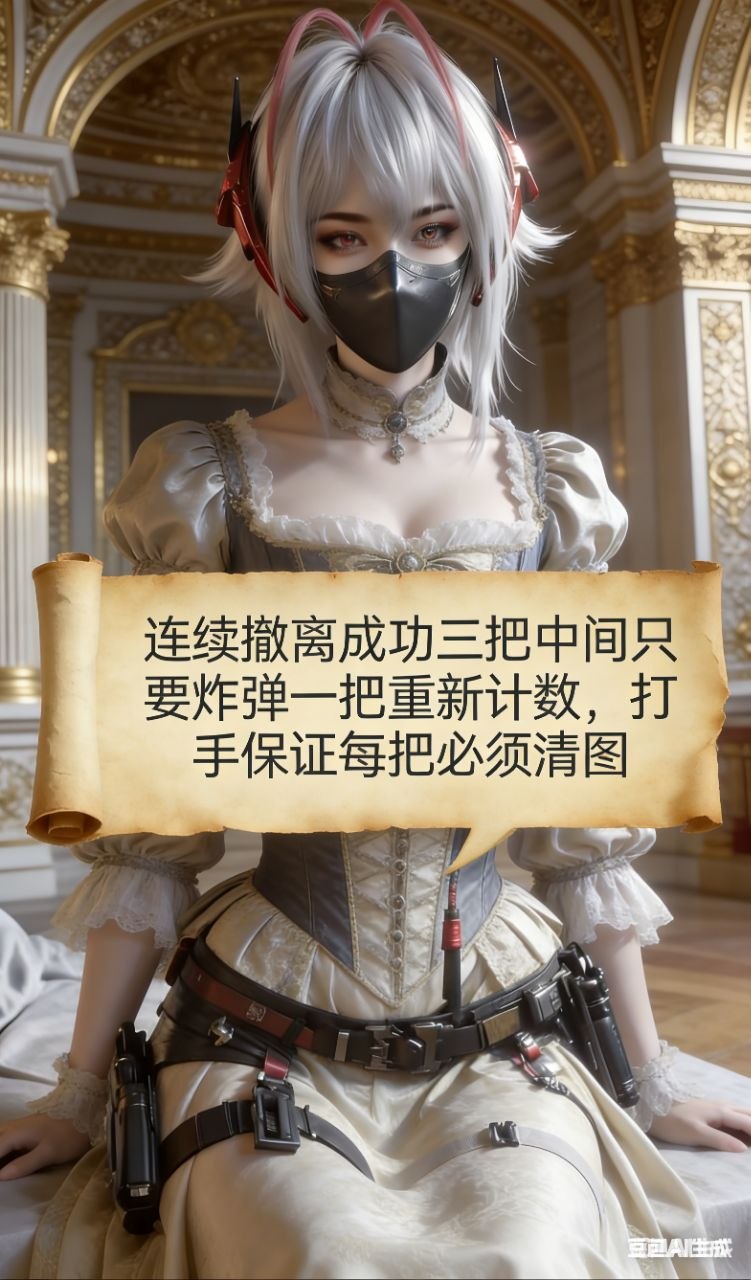 《连撤极限单》468连续撤离成功三把中间只要炸弹一把重新计数，打手保证每把必须清图